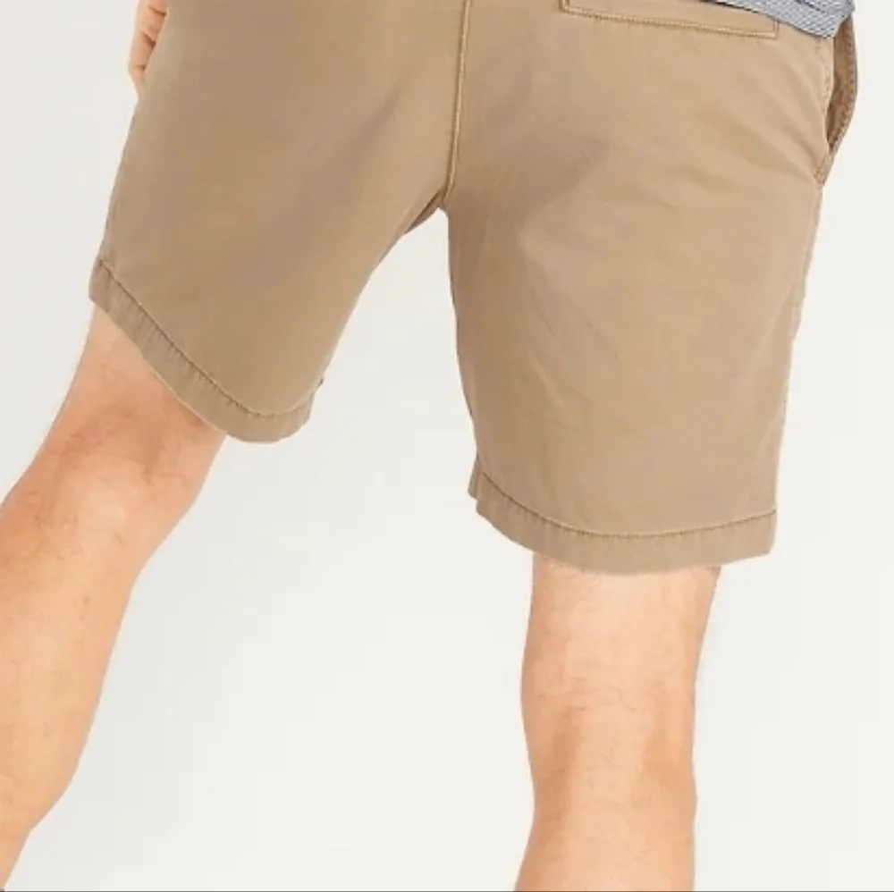 Old Navy Straight Lived-In Khaki Non-Stretch Hunter Green Shorts for Men